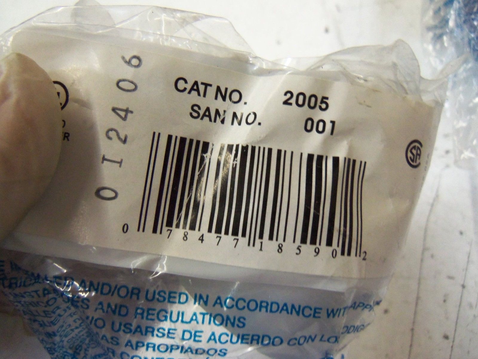 LOT OF 3 LEVITON 2005 *NEW IN FACTORY BAG*