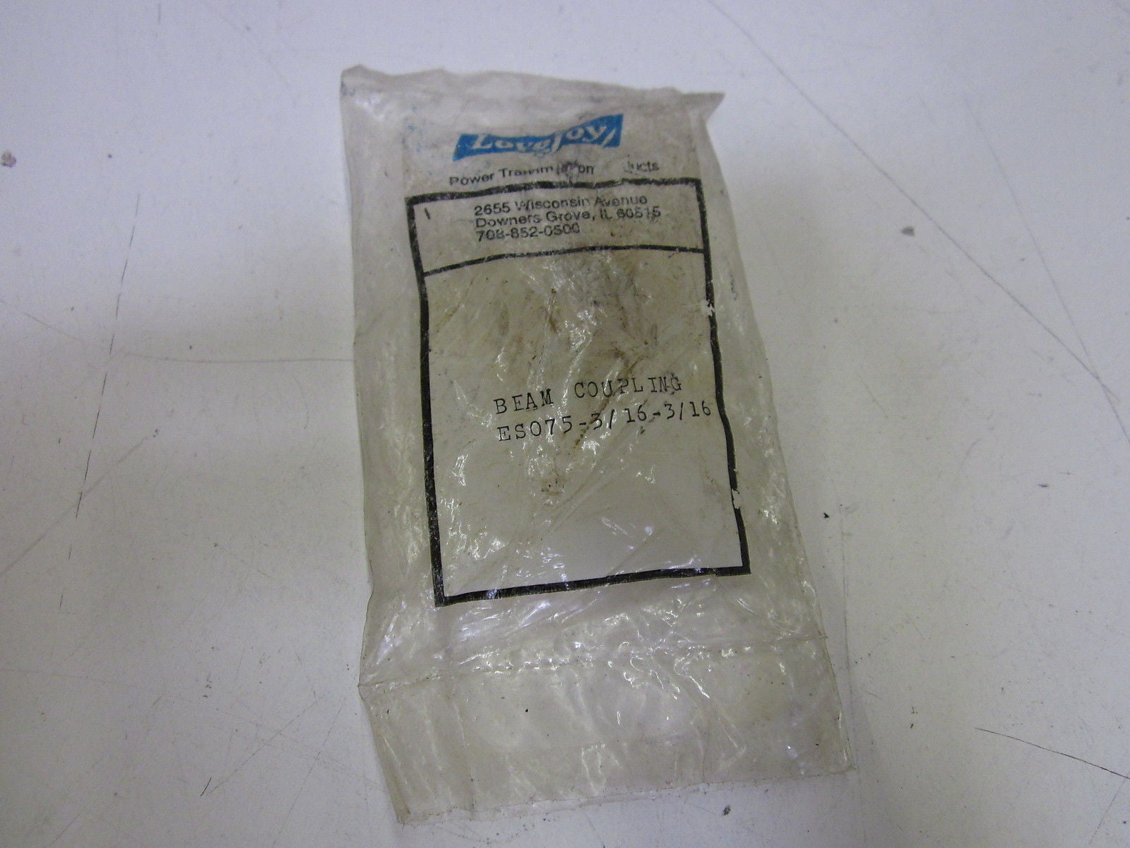 LOT OF 3 LOVEJOY ES075-3/16-3/16 *NEW IN A FACTORY BAG*