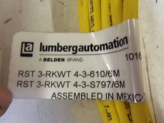LOT OF 3 LUMBERGAUTOMATION RST 3-RKWT 4-3-610/6M *USED*