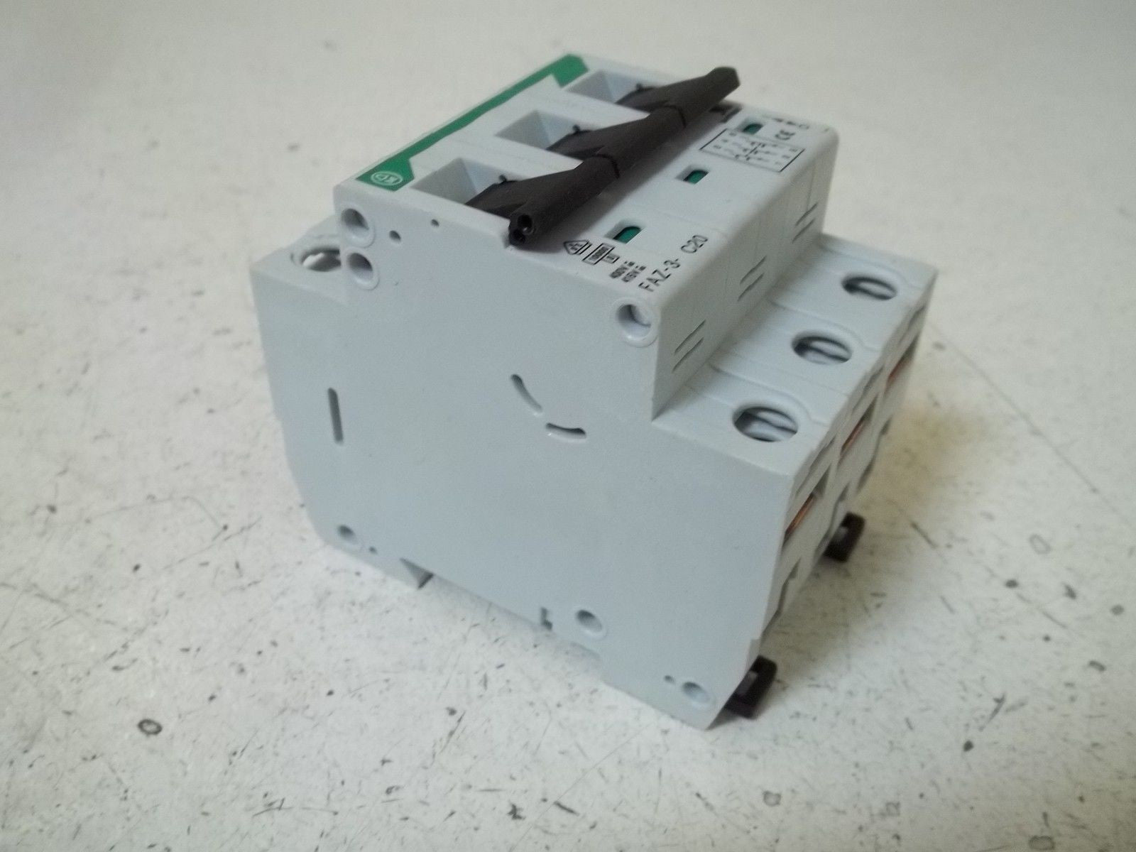 LOT OF 3 MOELLER FAZ-3-C20 CIRCUIT BREAKER *NEW NO BOX*