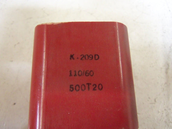 LOT OF 3 NAMCO K-209D COIL 110/60 *USED*