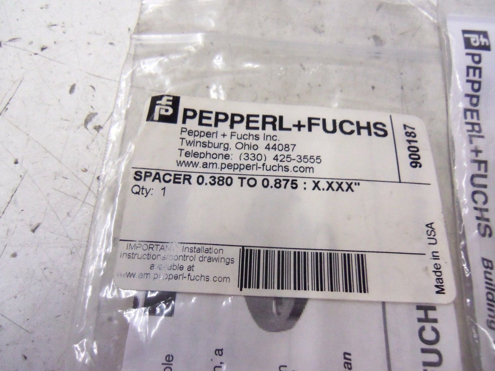 LOT OF 3 PEPPERL+FUCHS 0.380 TO 0.875 *NEW IN BAG*