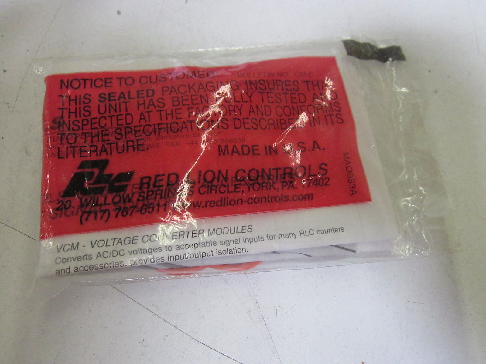 LOT OF 3 RED LION VCMH0000 *NEW NO BOX*