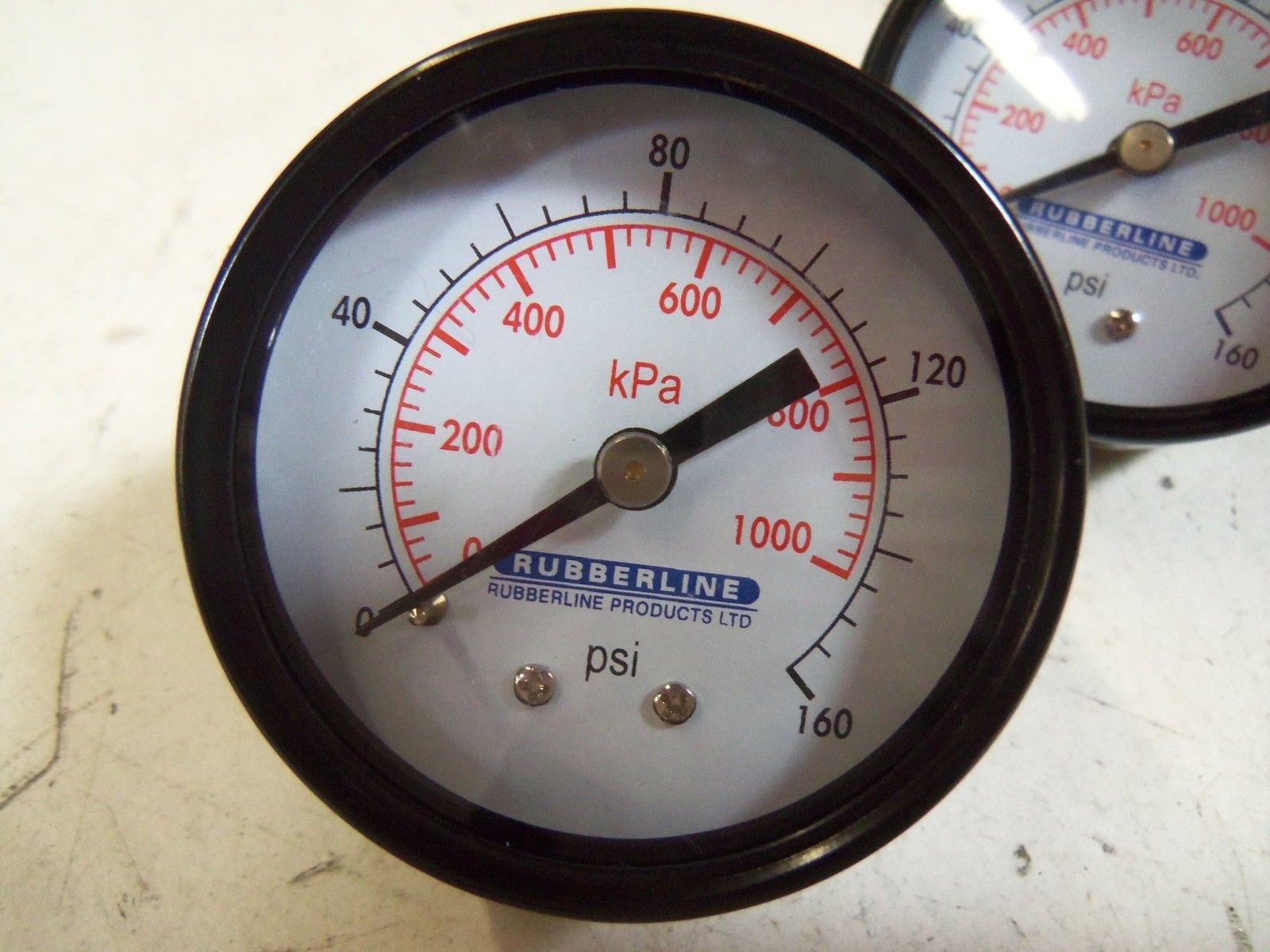 LOT OF 3 RUBBERLINE 0-160 PSI *NEW NO BOX*