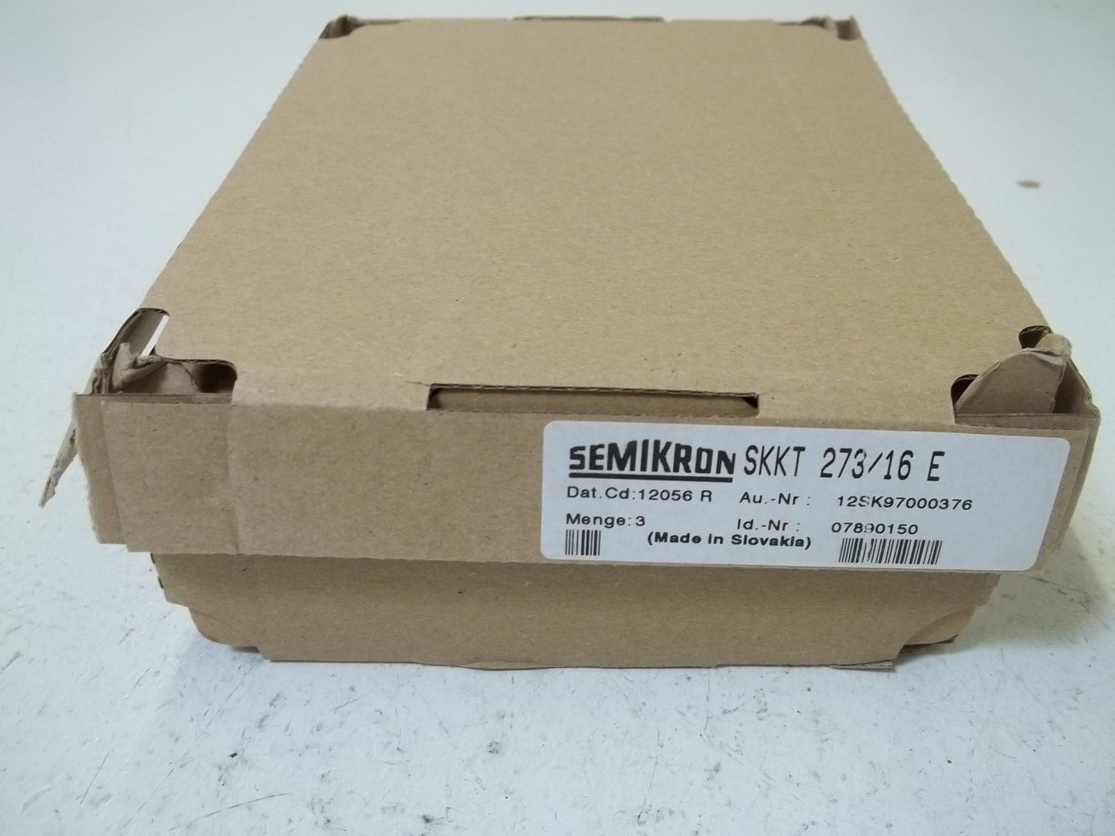 SEMIKRON SKKT273/16E (PKG OF 3) NSMP