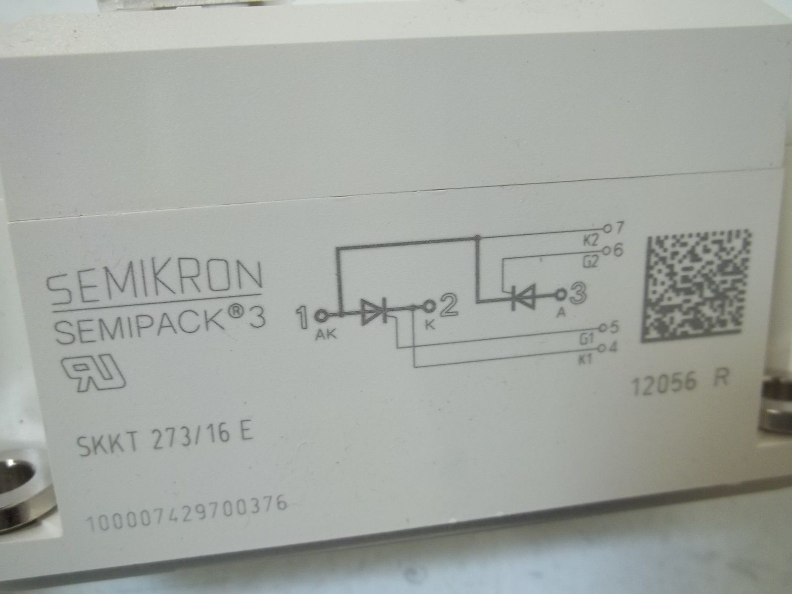 SEMIKRON SKKT273/16E (PKG OF 3) NSMP
