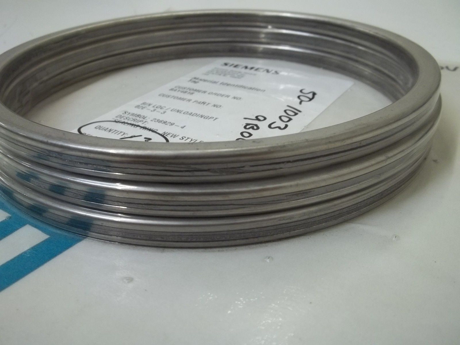 LOT OF 3 SIEMENS  236929-4 SEALING RING *NEW NO BOX*