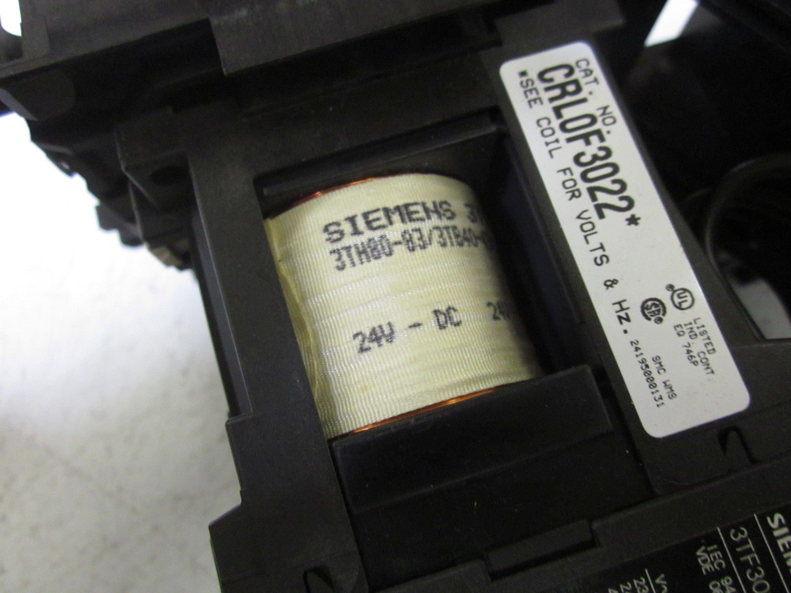SIEMENS CRL0F3022 24V MOTOR STARTER/CONTROLLER *NEW NO BOX*