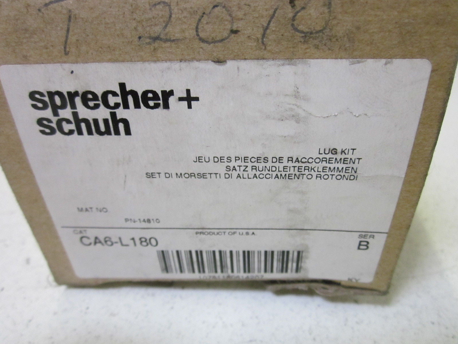 LOT OF 3 SPRECHER+SCHUH CA6-L180 SER.B *NEW IN BOX*