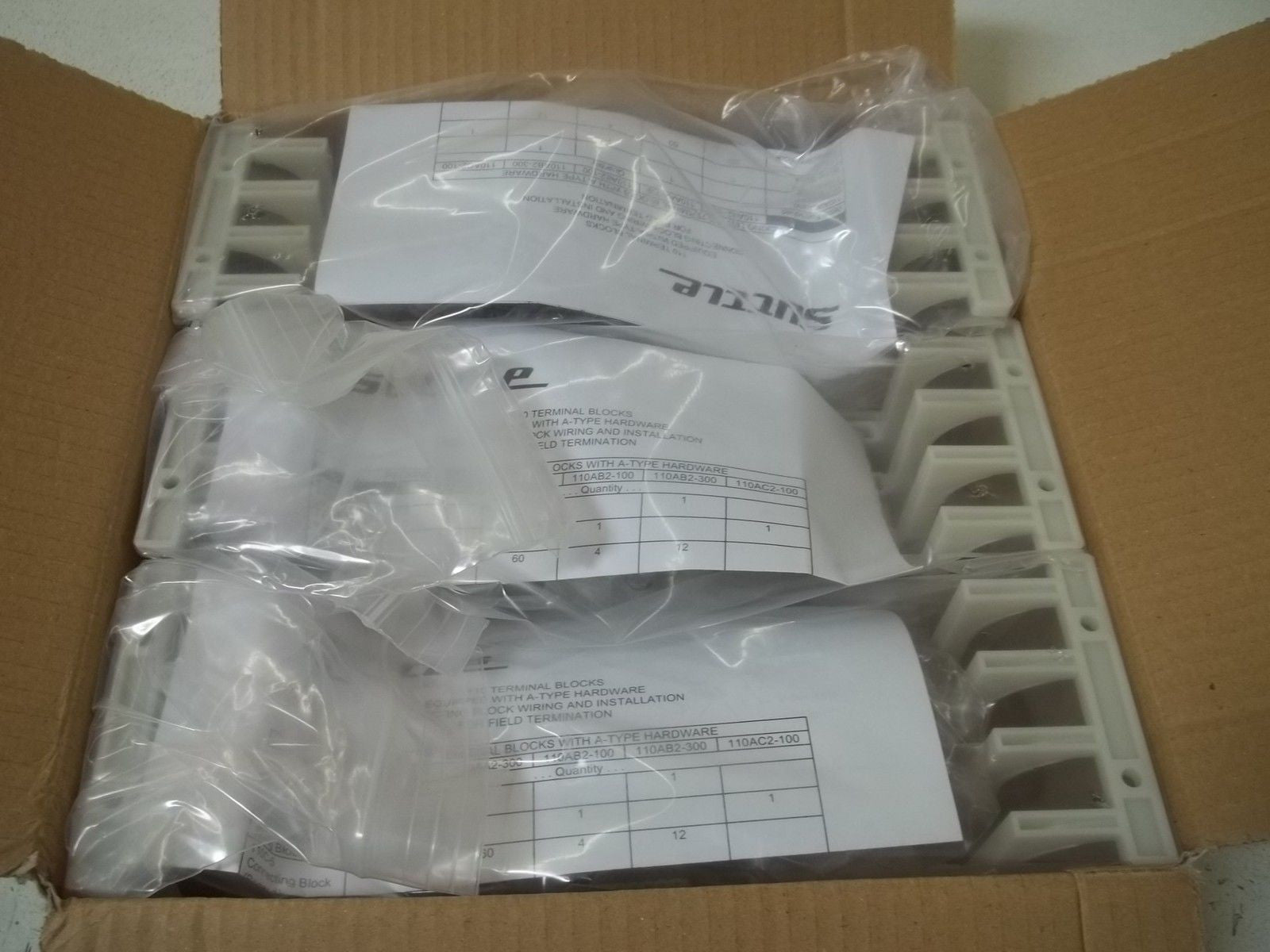 LOT OF 3 SUTTLE SE-110AA2-100 KIT 110 FIELD TERM 100 PR *NEW IN BOX*