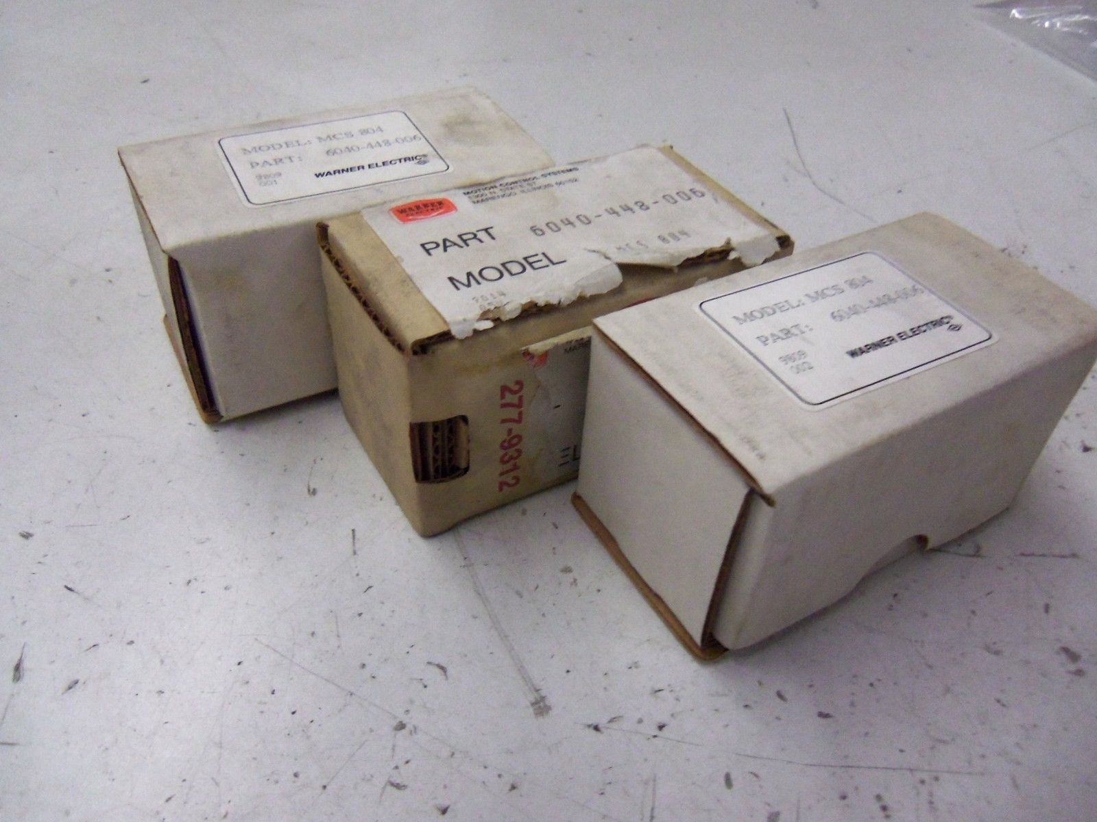 LOT OF 3 WARNER ELECTRIC MCS-804 *NEW IN BOX*