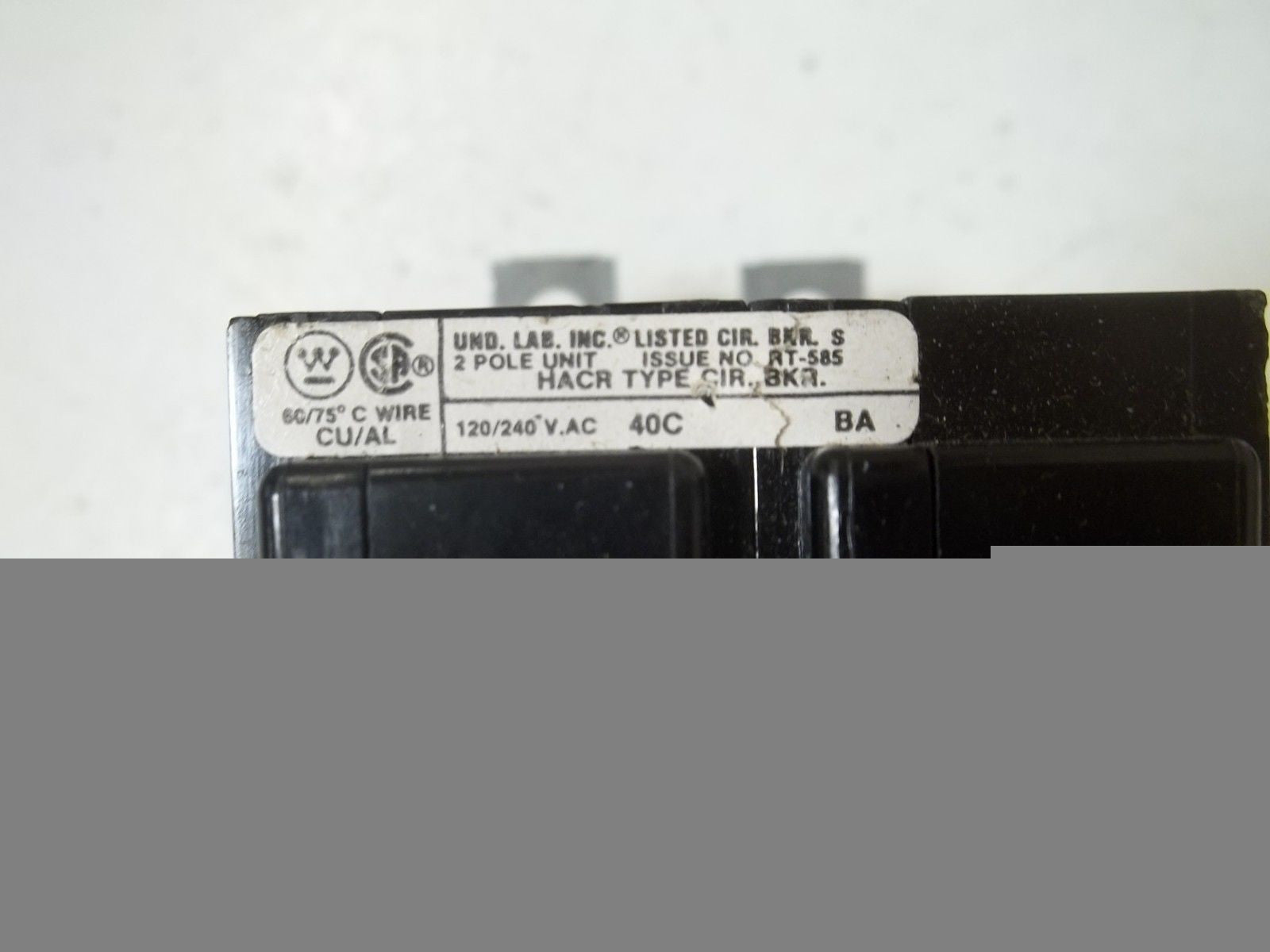 LOT OF 3 WESTINGHOUSE BA215 CIRCUIT BREAKER *USED*