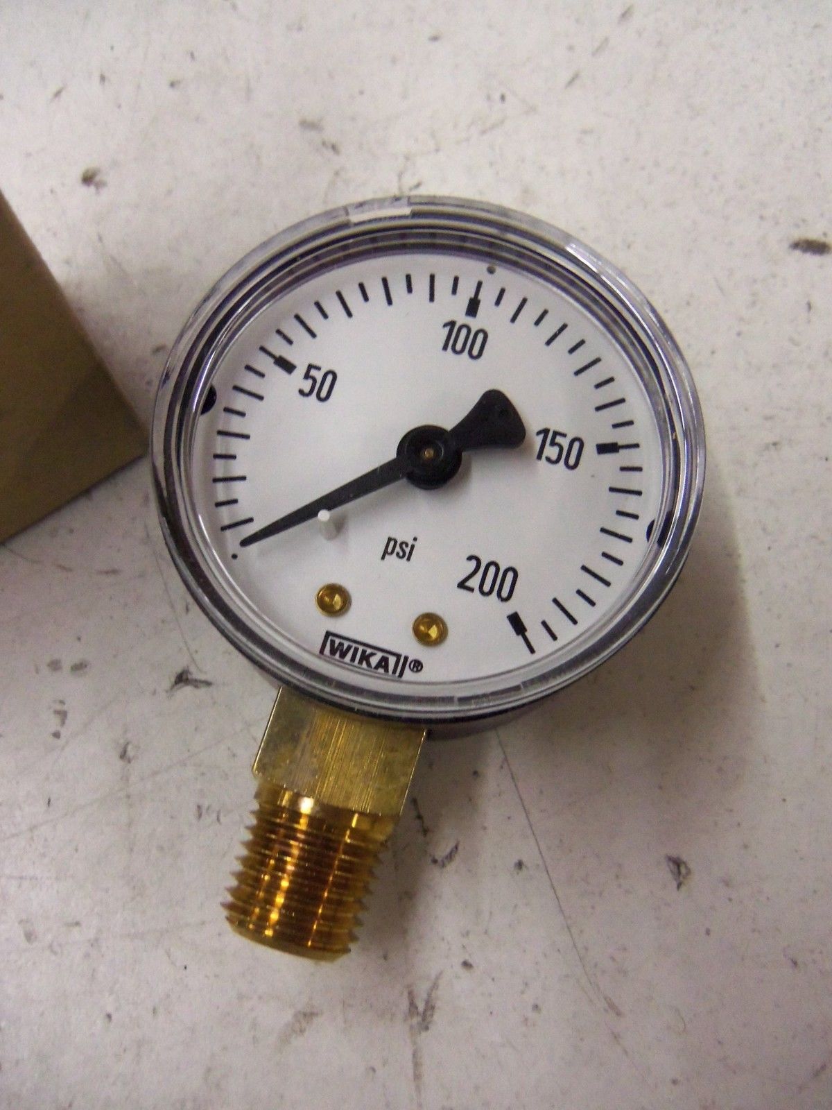 LOT OF 3 WIKA 111.10 2" PRESSURE GAUGE 200 PSI 4252960 *NEW IN BOX *