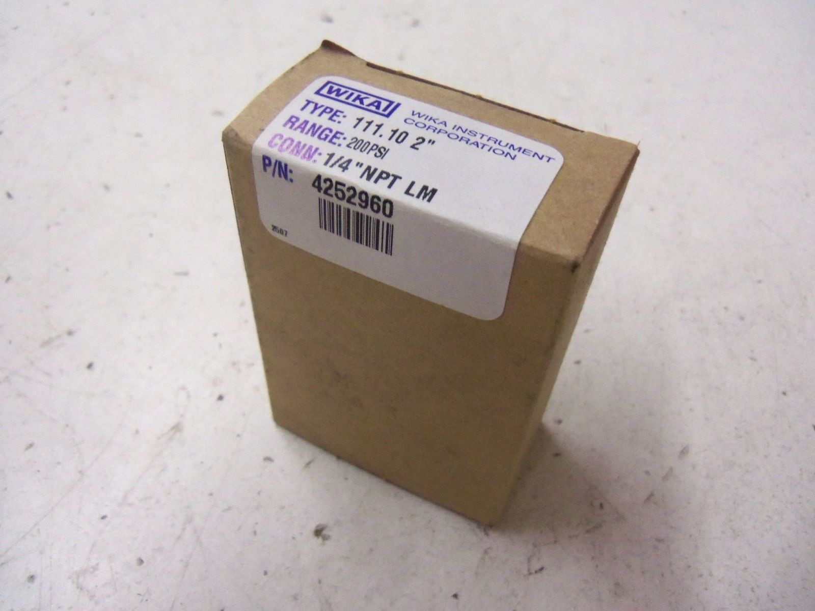 LOT OF 3 WIKA 111.10 2" PRESSURE GAUGE 200 PSI 4252960 *NEW IN BOX *