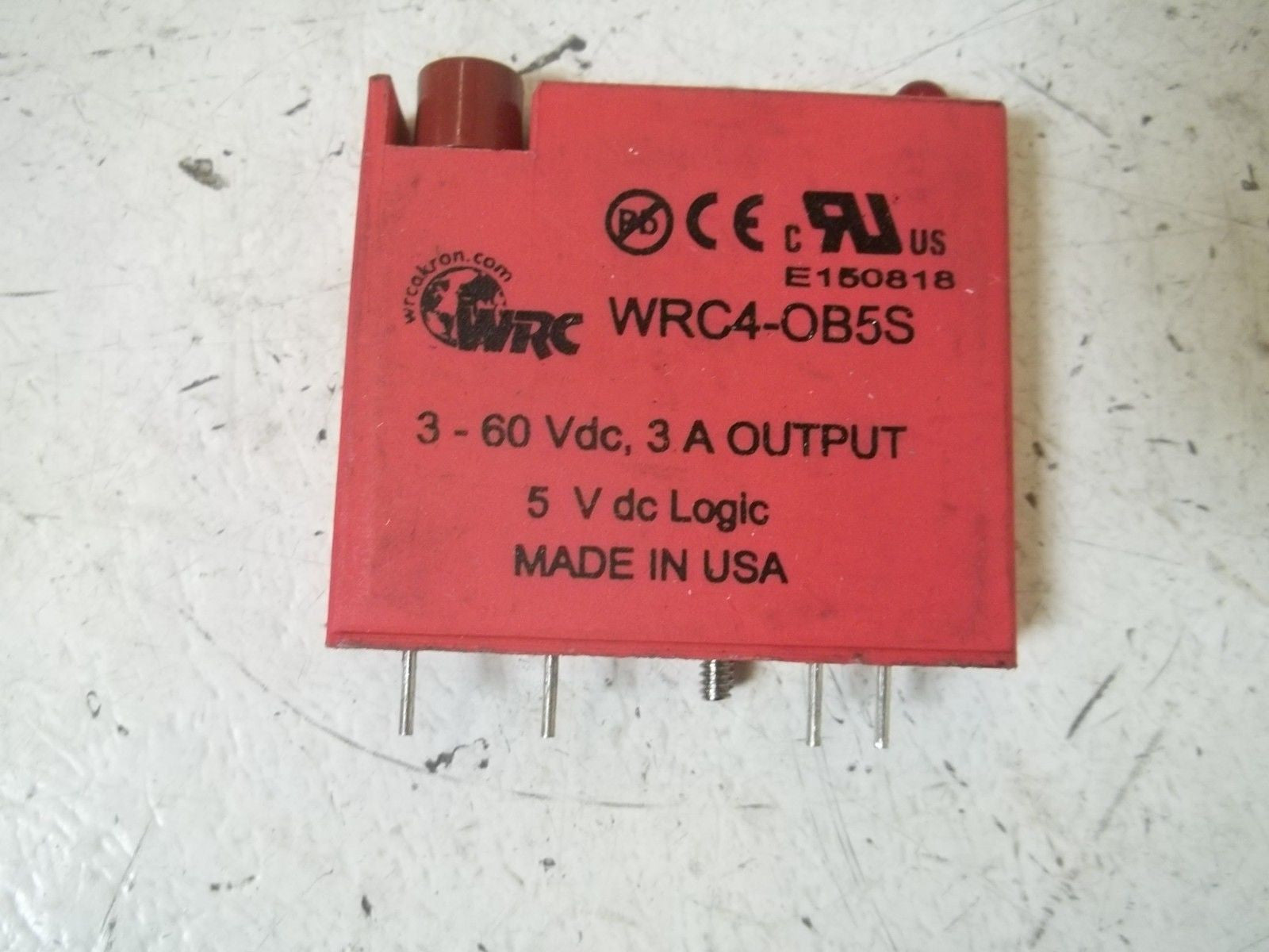 LOT OF 3 WRC WRC4-OB5S I/O MODULE *USED*