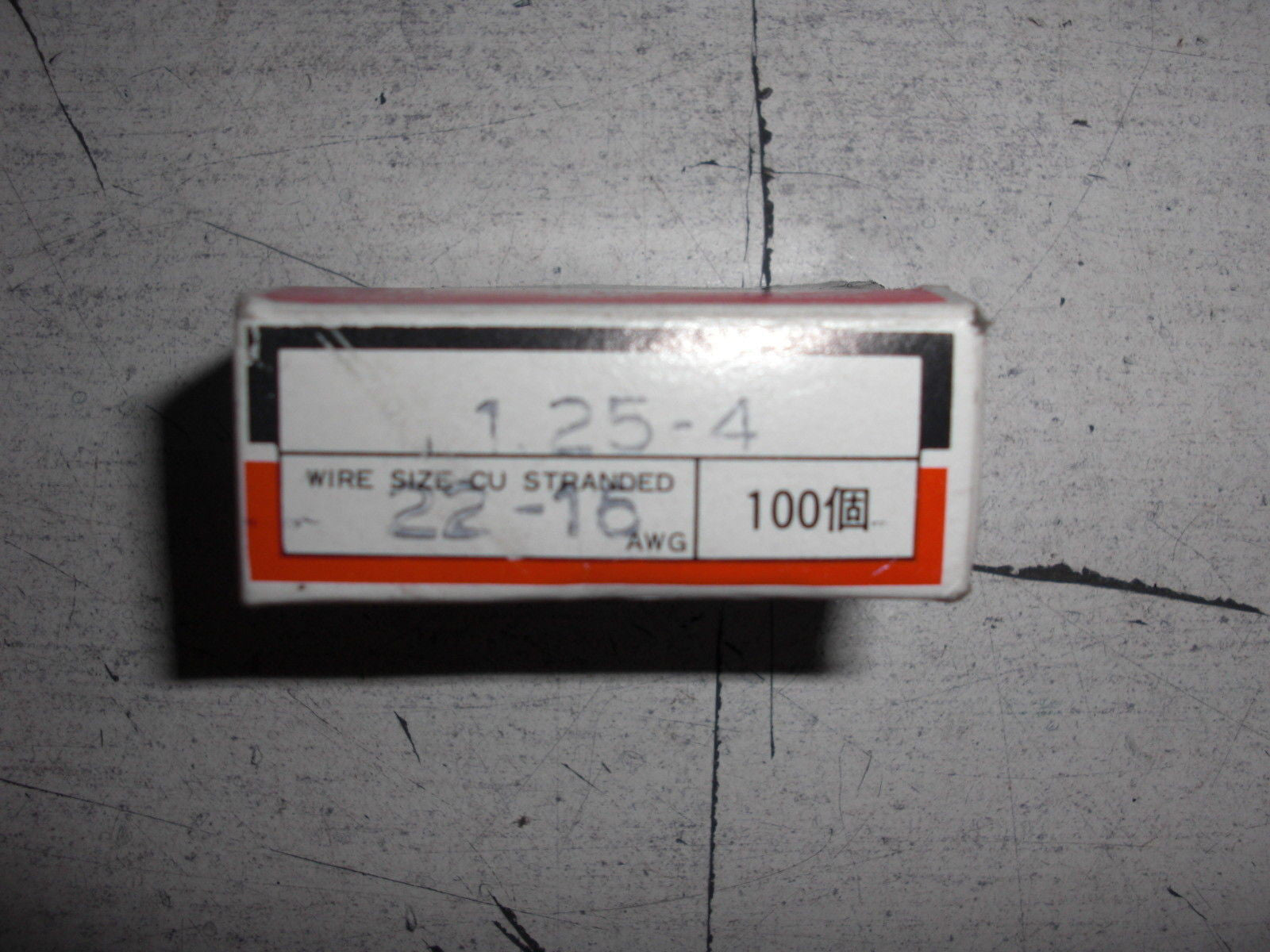 LOT OF 45 NICHIFU TERMINAL INDUSTRIES 1.25-4/ SIZE:22-16