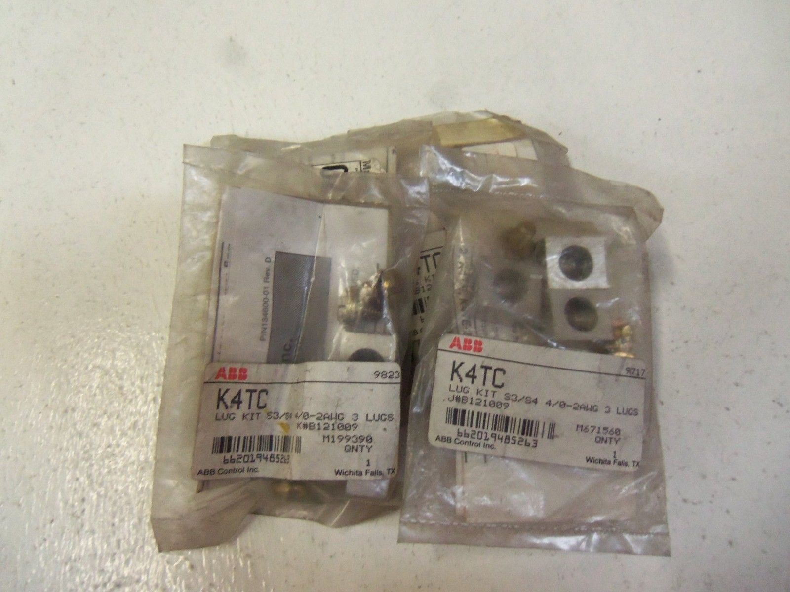 LOT OF 4 ABB K4TC *NEW IN BAG*