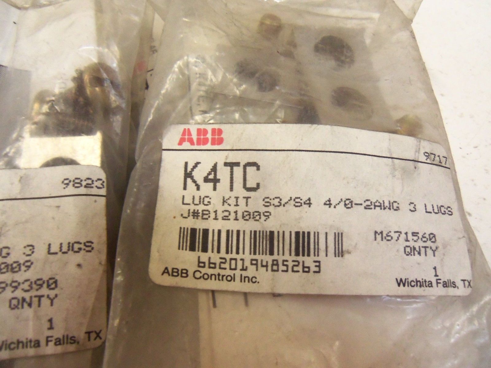 LOT OF 4 ABB K4TC *NEW IN BAG*