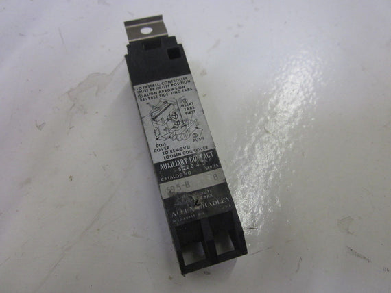 ALLEN BRADLEY 595-B SER. B AUXILIARY CONTACT *USED*