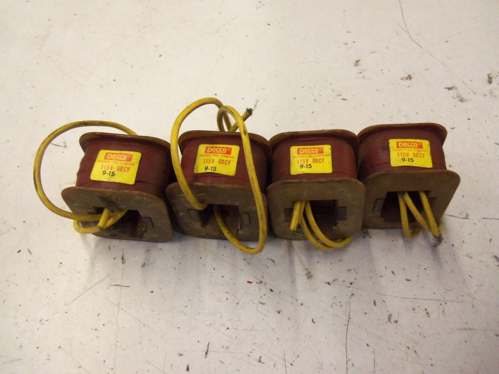 LOT OF 4 DECCO COIL 9-15 115V *USED*