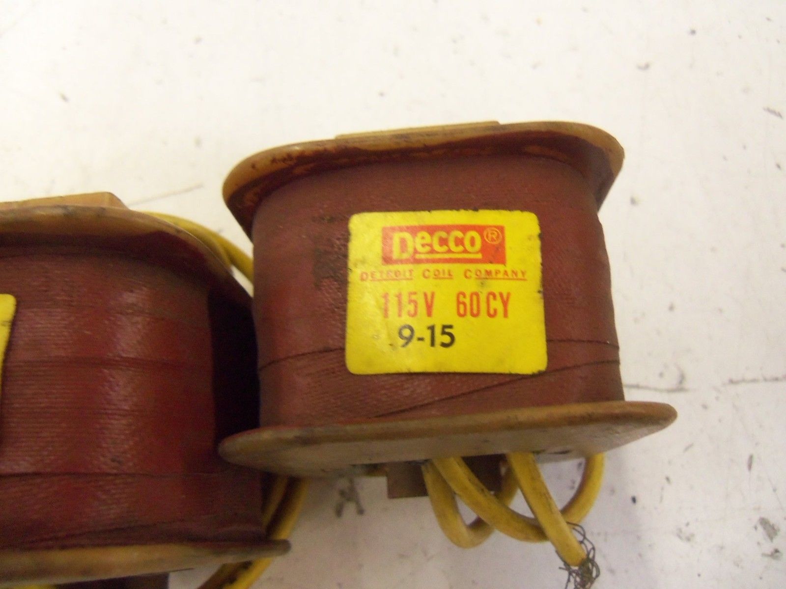 LOT OF 4 DECCO COIL 9-15 115V *USED*