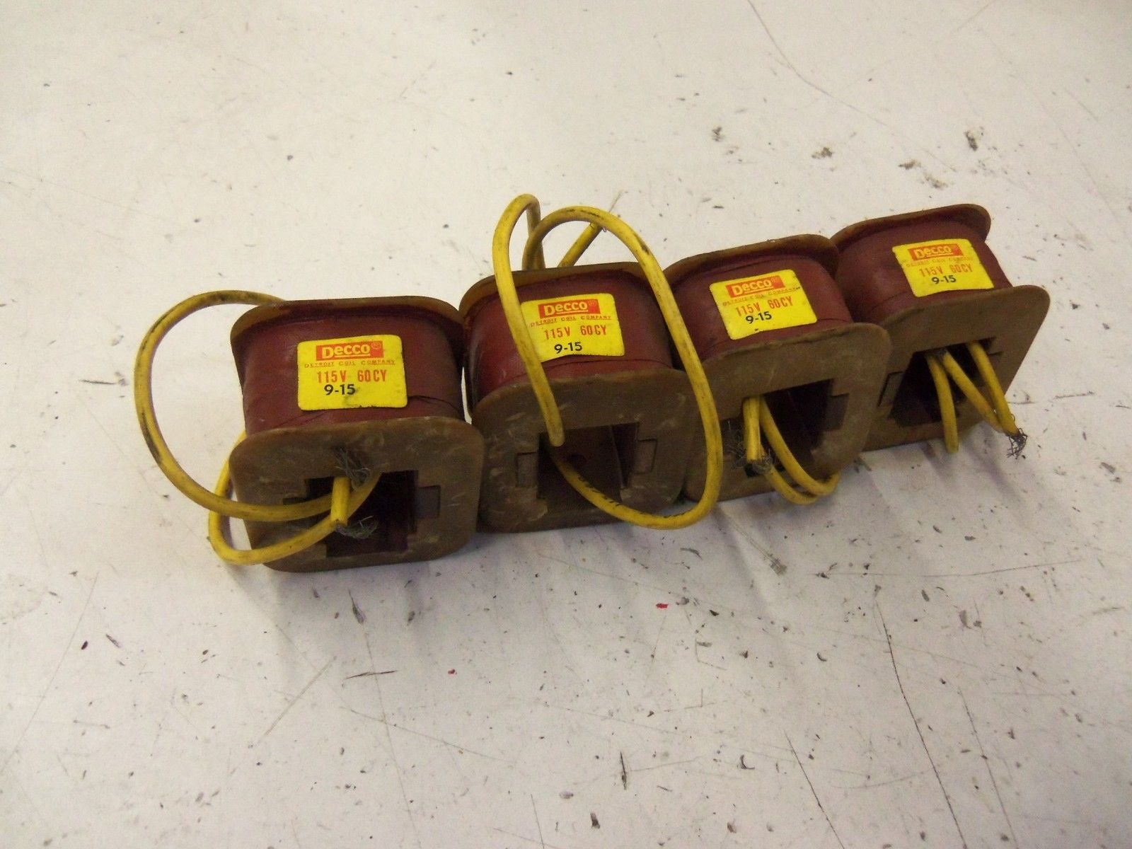 LOT OF 4 DECCO COIL 9-15 115V *USED*