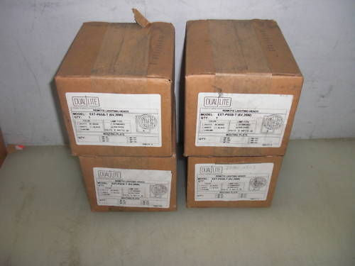 LOT OF 4 DUAL LITE EXT-P5SB-T(6V,20W) *NEW IN BOX*