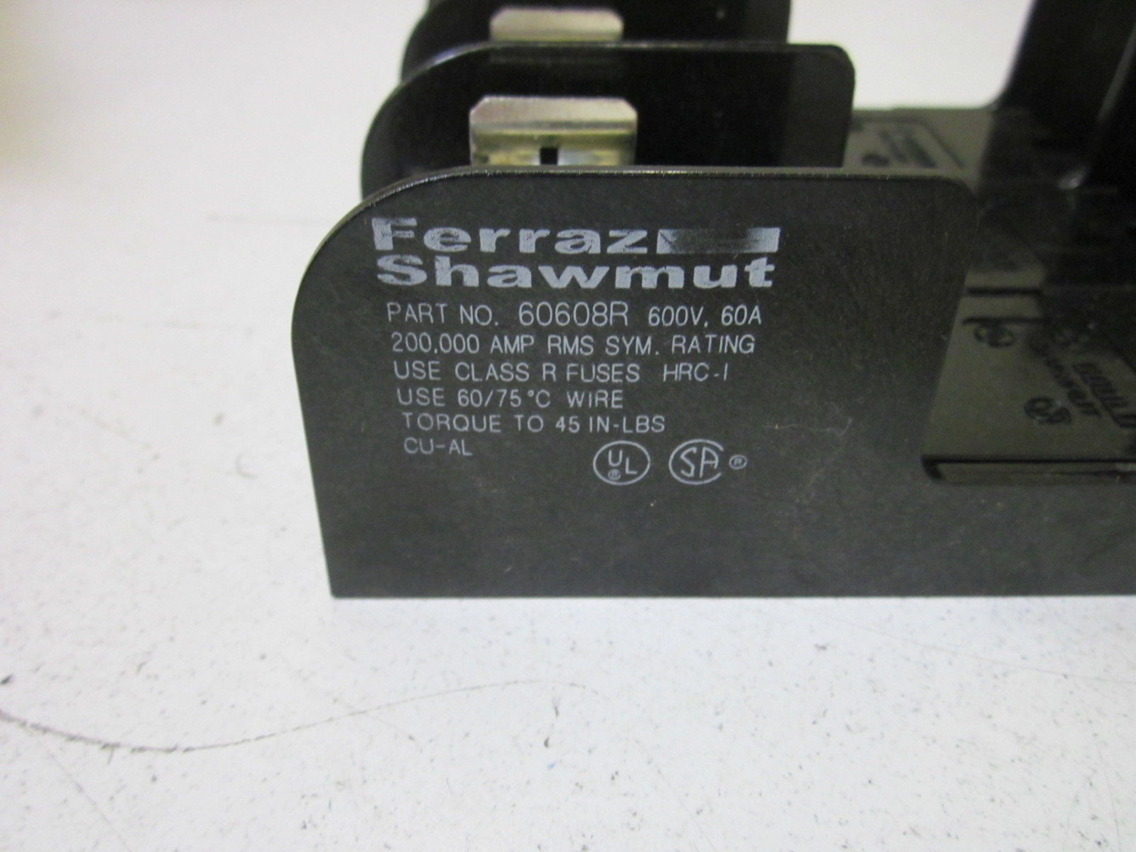 LOT OF 4 FERRAZ SHAWMUT 60608R FUSE BLOCK *NEW IN BOX*