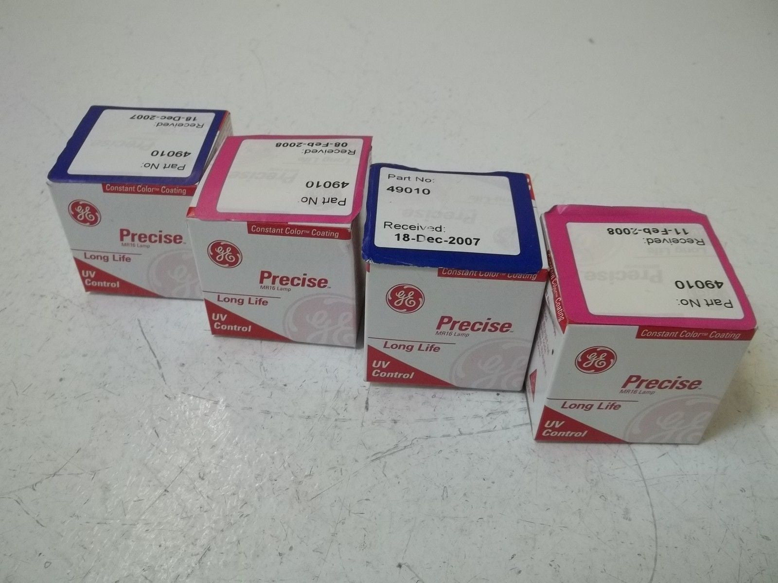 LOT OF 4 GENERAL ELECTRIC EYJ MR16 LAMP *NEW IN BOX*