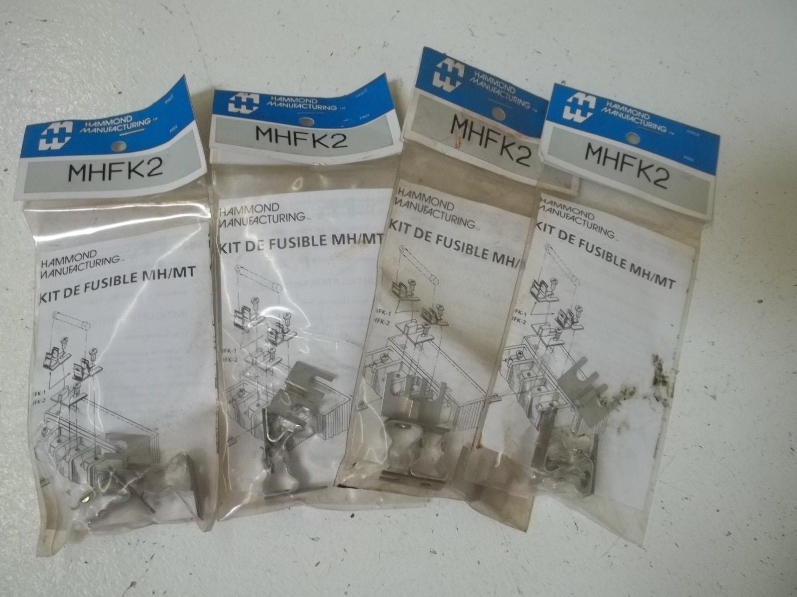 LOT OF 4 HAMMOND MANUFACTURING MHFK2 *NEW IN A FACTORY BAG*