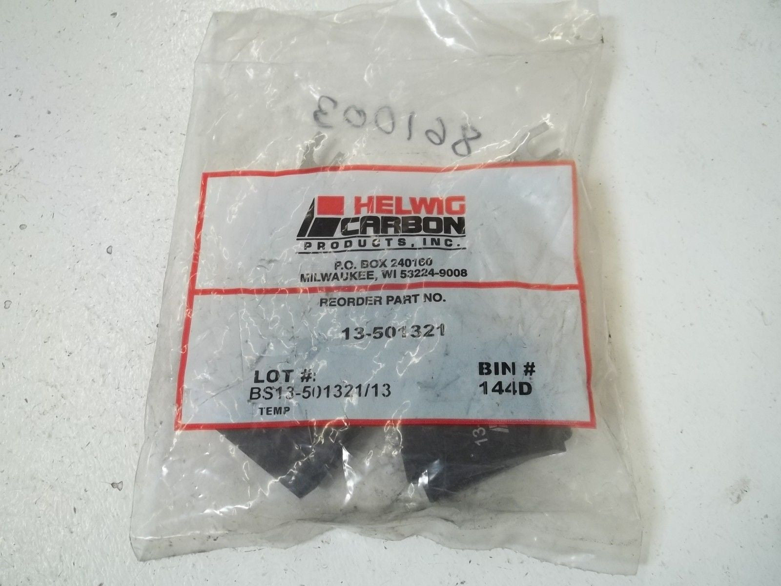 LOT OF 4 HELWING CARBON 13-501321 CARBON BRUSH *NEW IN A FACTORY BAG*