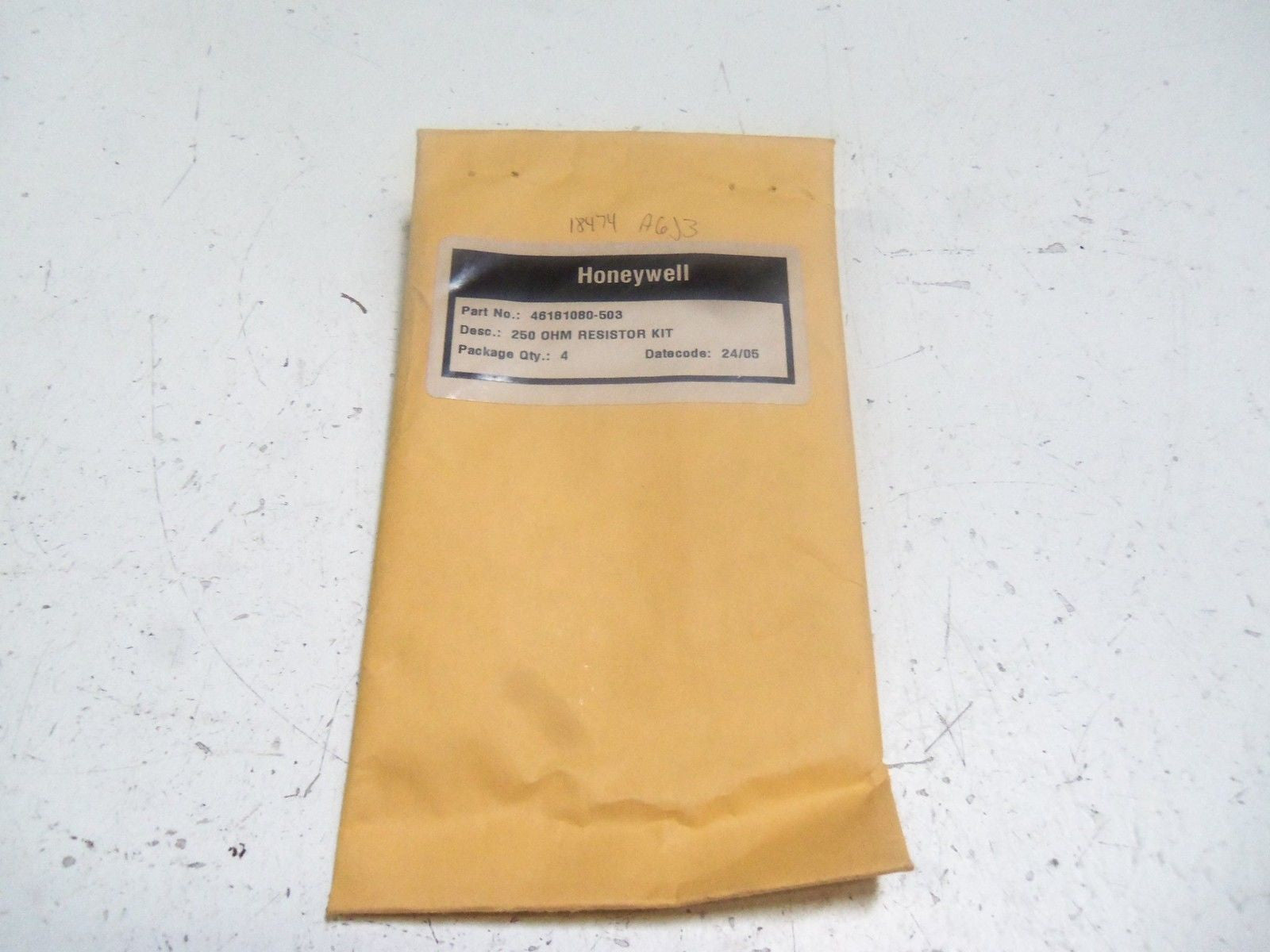LOT OF 4 HONEYWELL 46181080-503 OHM RESISTOR KIT *NEW NO BOX*