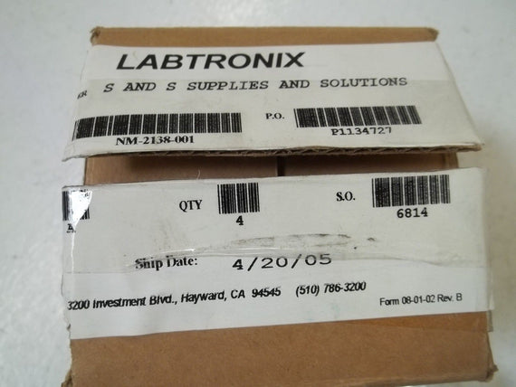 LOT OF 4 LABTRONIK NM-2138-001 *NEW IN BOX*