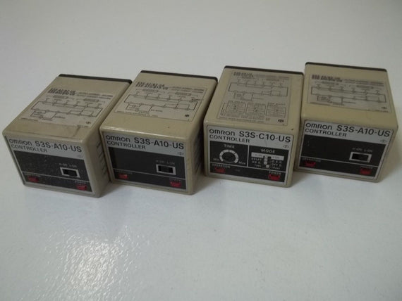 LOT OF 4 OMRON S3S-A10-US *USED*
