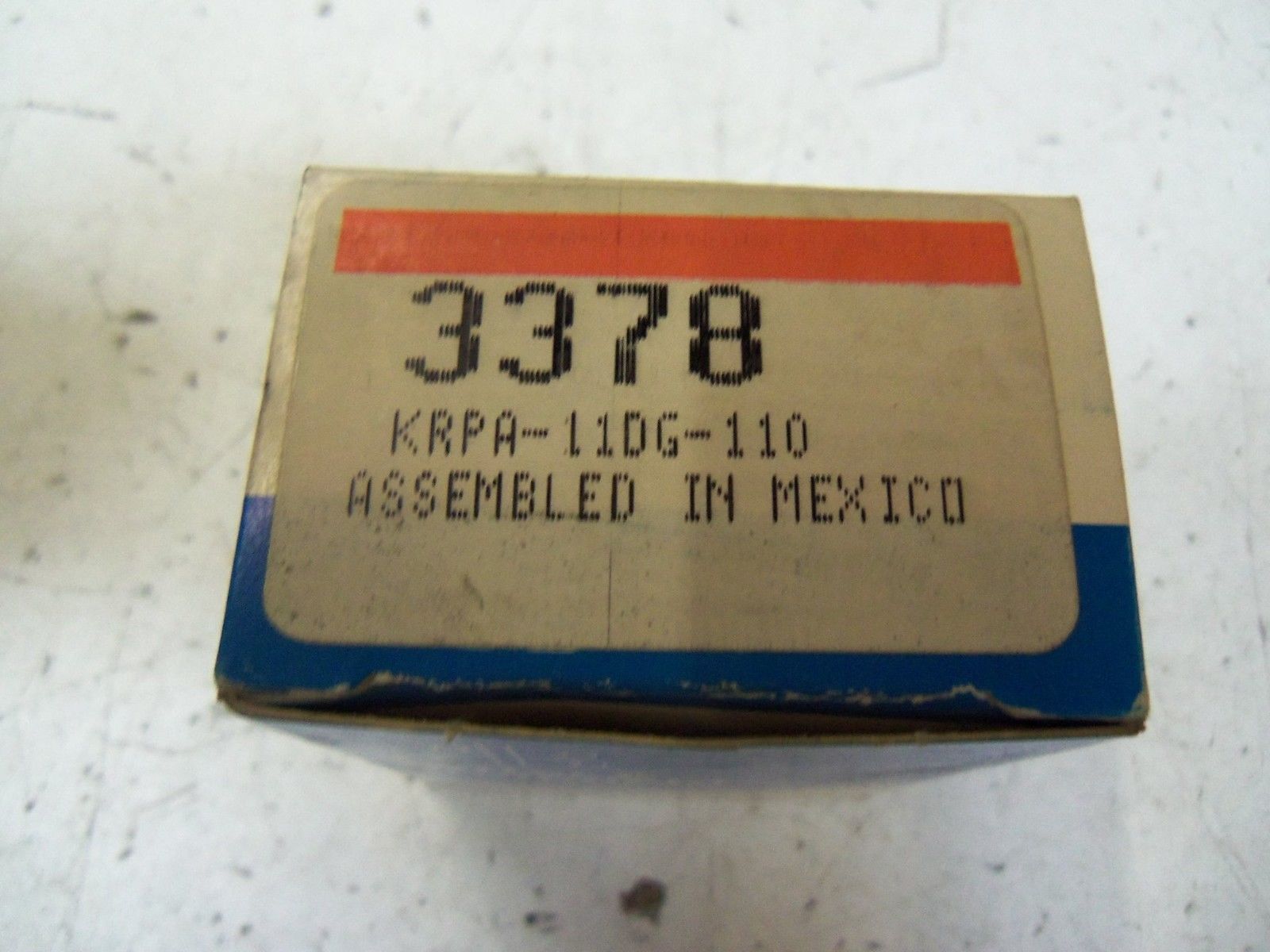 POTTER & BRUMFIELD KRPA-11DG-110 RELAY 110VDC *NEW IN BOX*