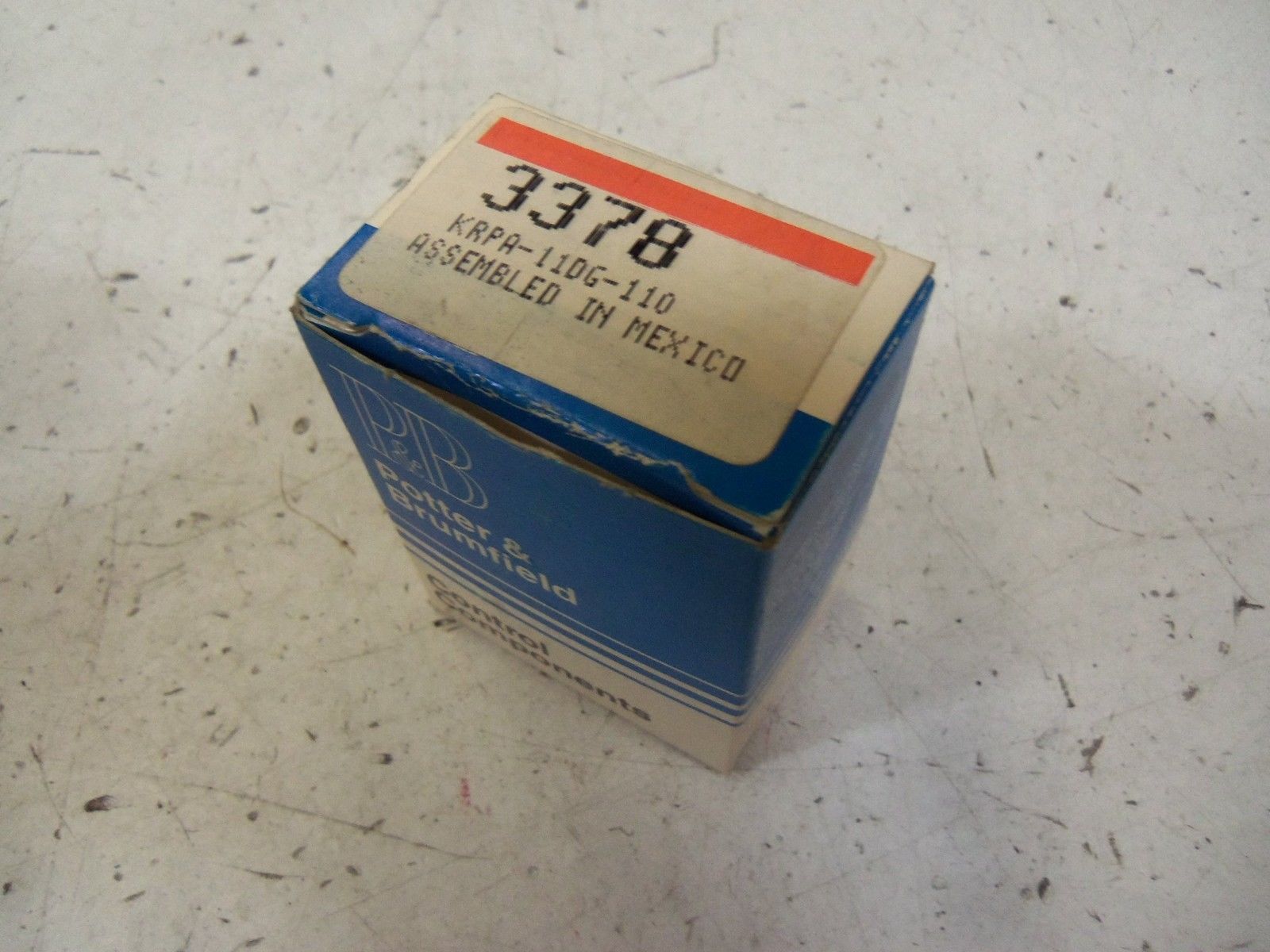 POTTER & BRUMFIELD KRPA-11DG-110 RELAY 110VDC *NEW IN BOX*