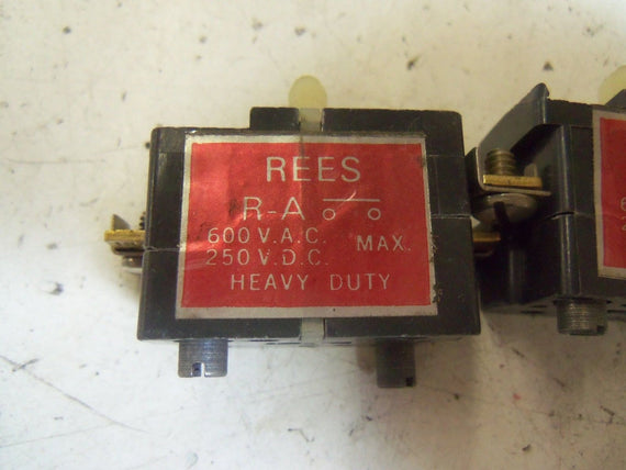 LOT OF 4 REES R-A *USED*
