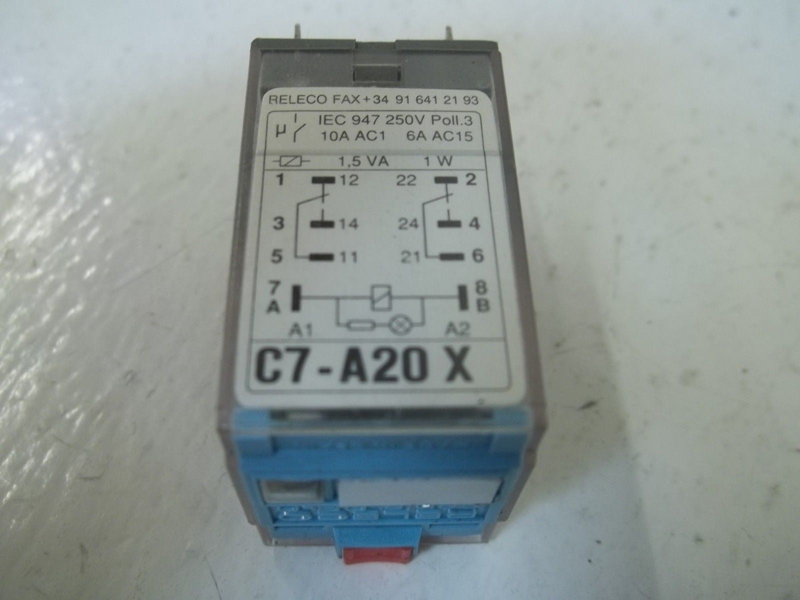 LOT OF 4 RELECO C7-A20X *USED*