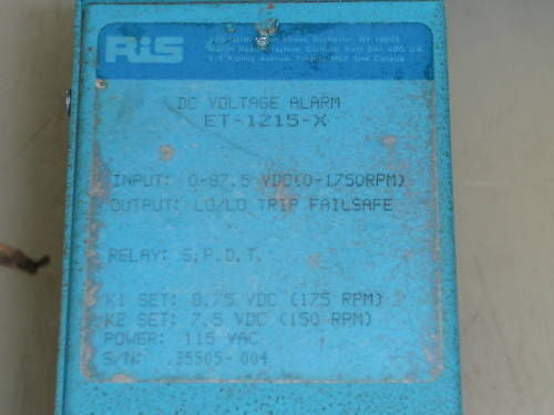 LOT OF 4 RIS ET-1215-X & ET-1202L/U *USED*