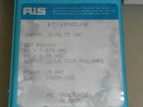 LOT OF 4 RIS ET-1215-X & ET-1202L/U *USED*
