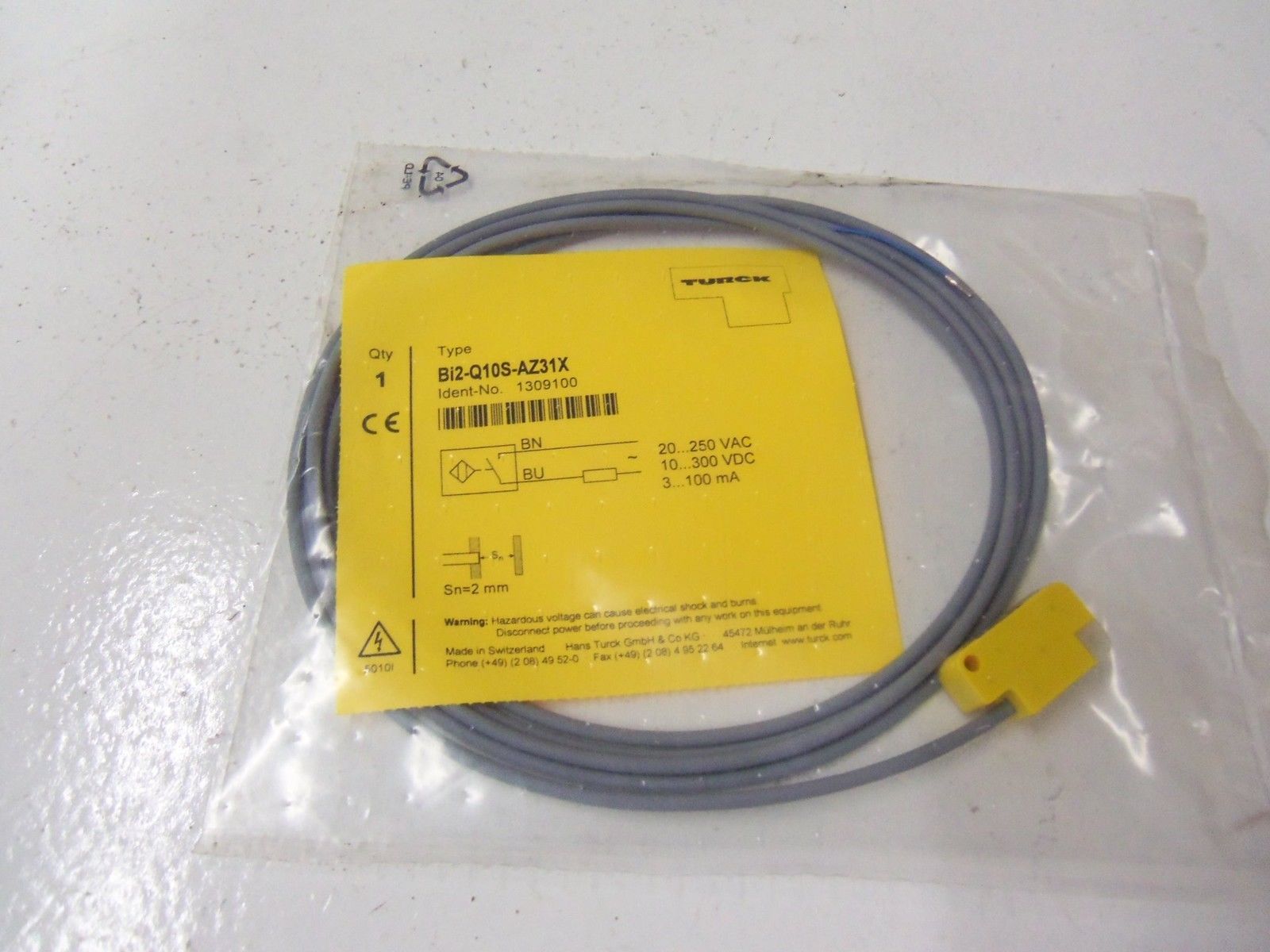 LOT OF 4 TURCK Bi2-Q10S-AZ31X *NEW IN BAG*