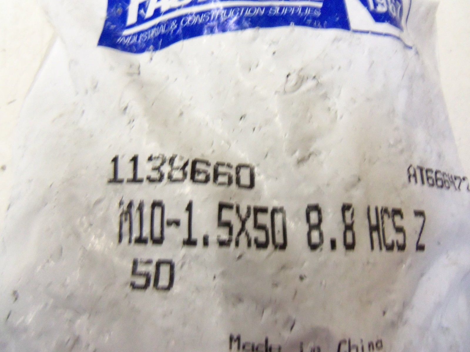 LOT OF 50 FASTENAL 1138660 *NEW IN FACTORY BAG*
