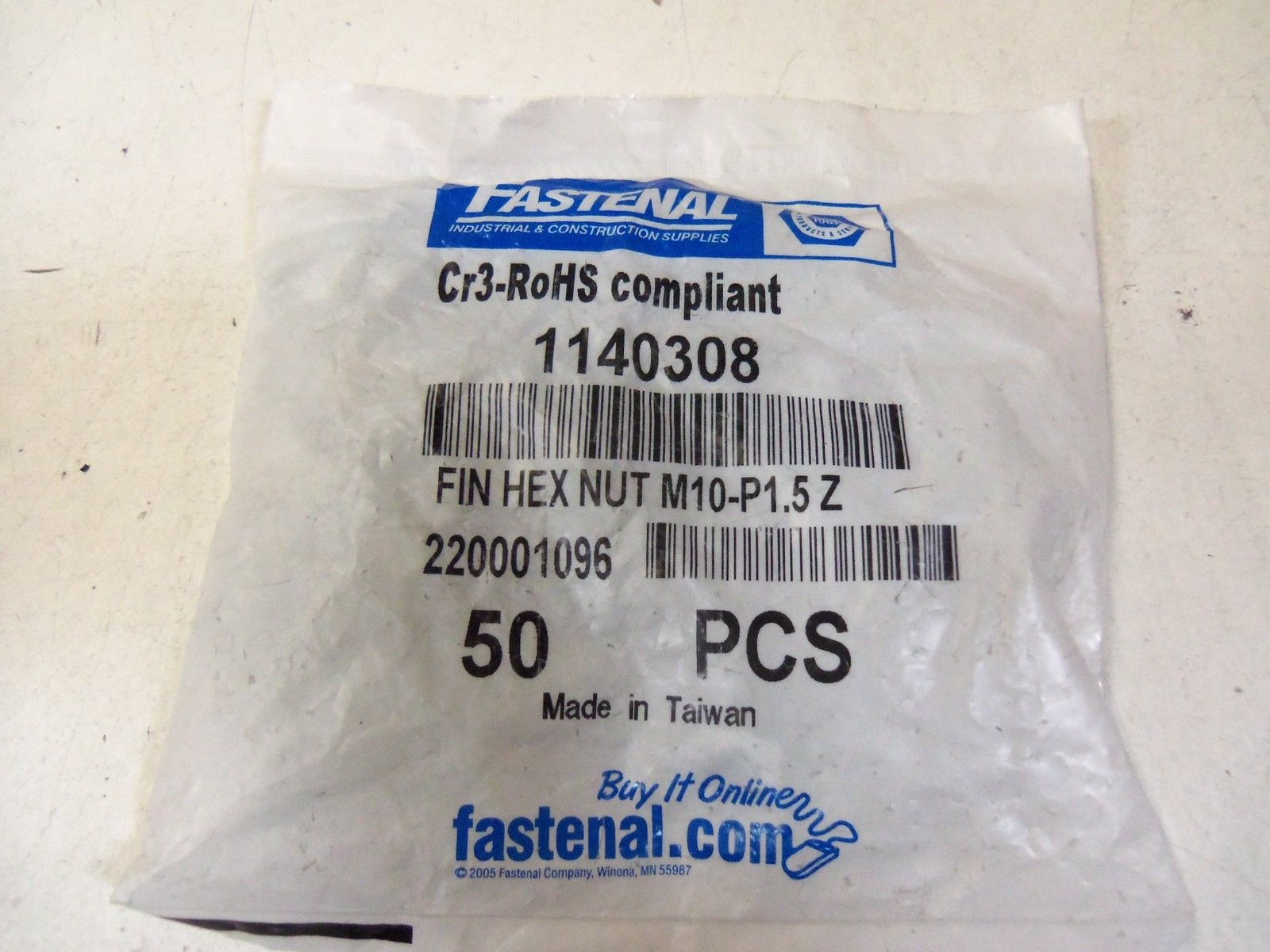 LOT OF 50 FASTENAL 1140308 *NEW IN FACTORY BAG*