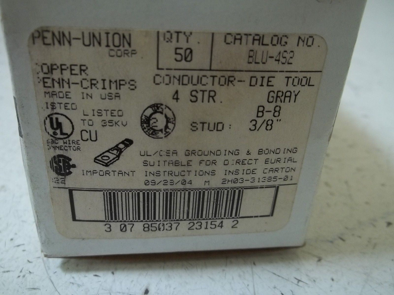 LOT OF 50 PENN-UNION BLU-4S2 CONTACTOR *NEW IN BOX*
