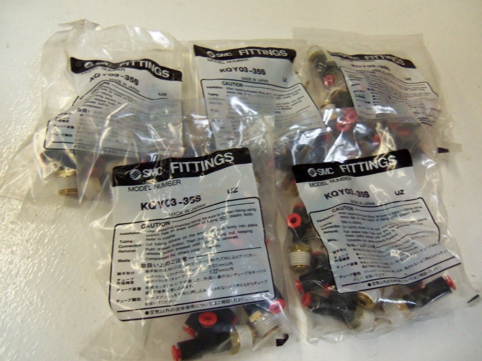 LOT OF 50 SMC KQY03-35S * NEW IN BOX *