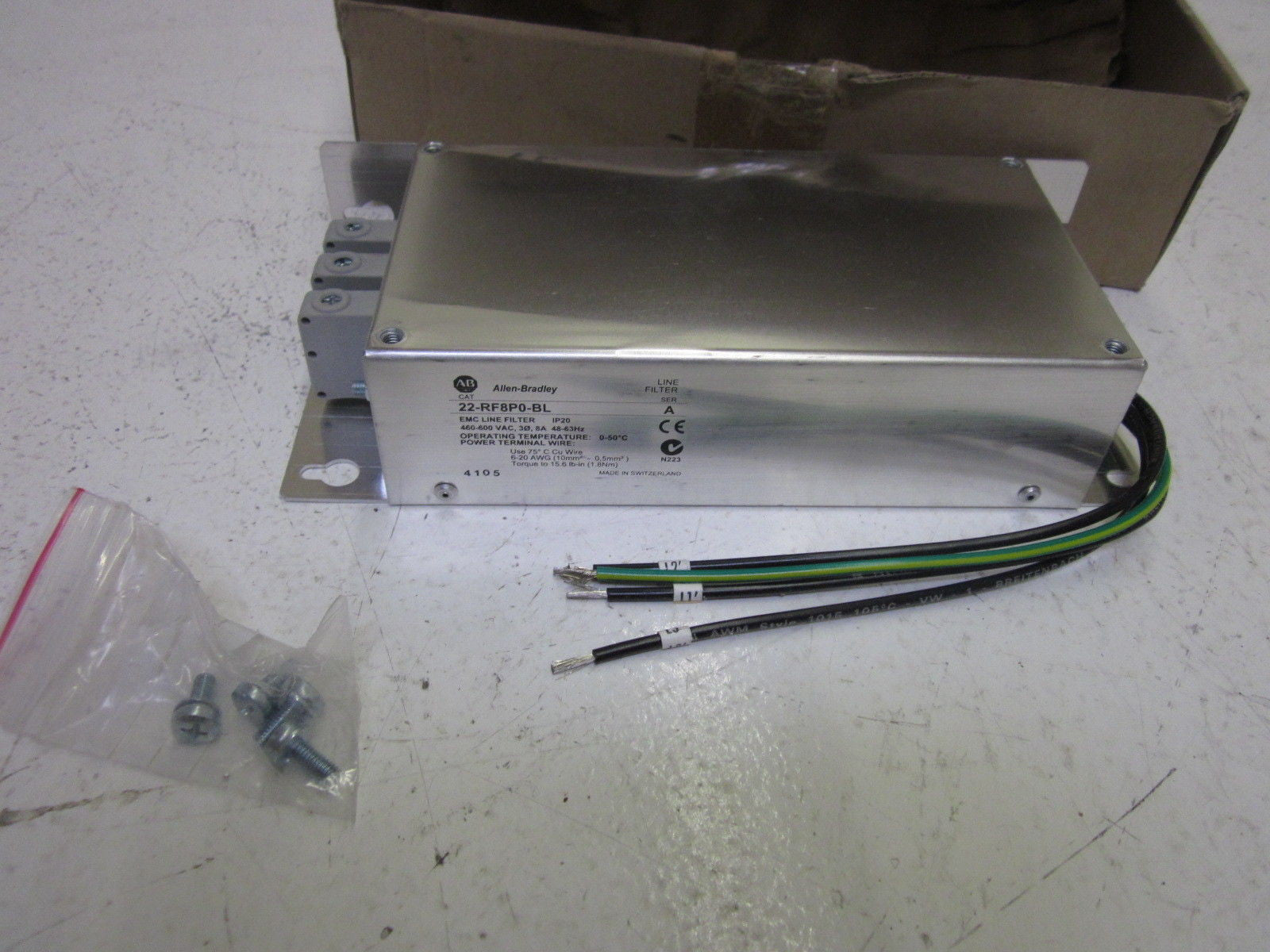 LOT OF 5 ALLEN BRADLEY 22-RF8PO-BL SER.A *NEW IN BOX*