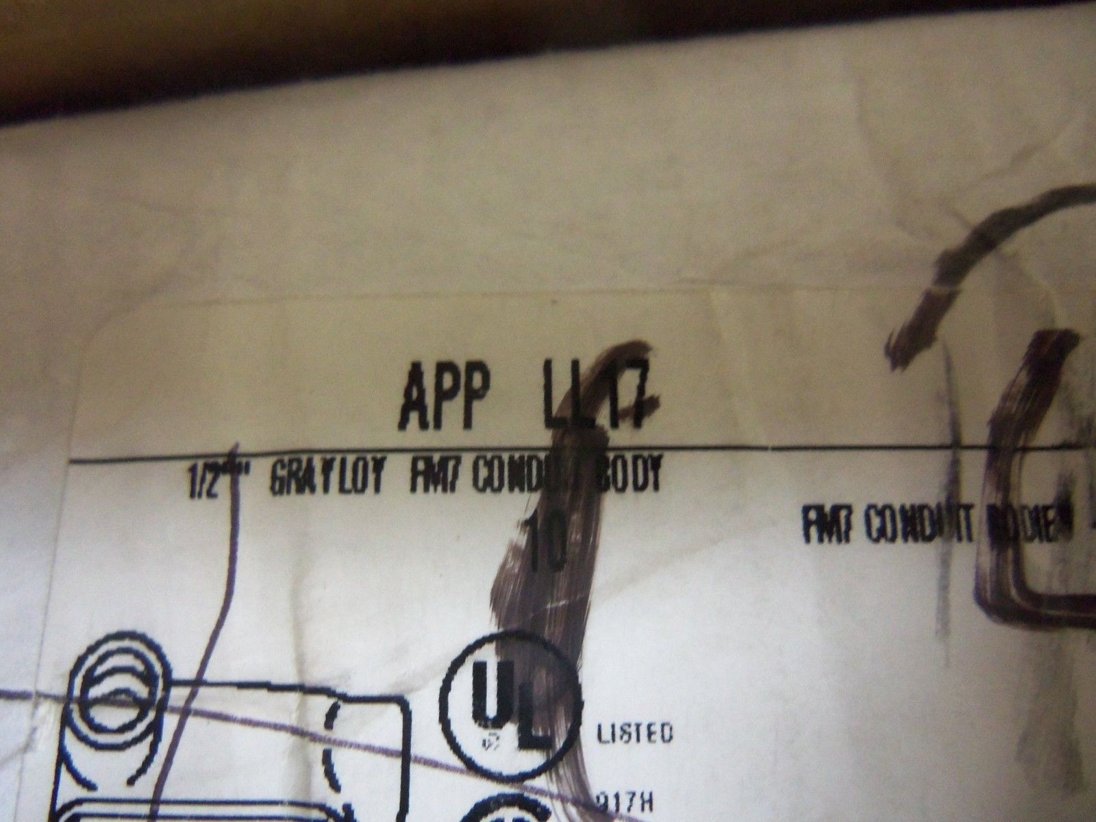 LOT OF 5 APPLETON LL17 CONDUIT *NEW IN BOX*