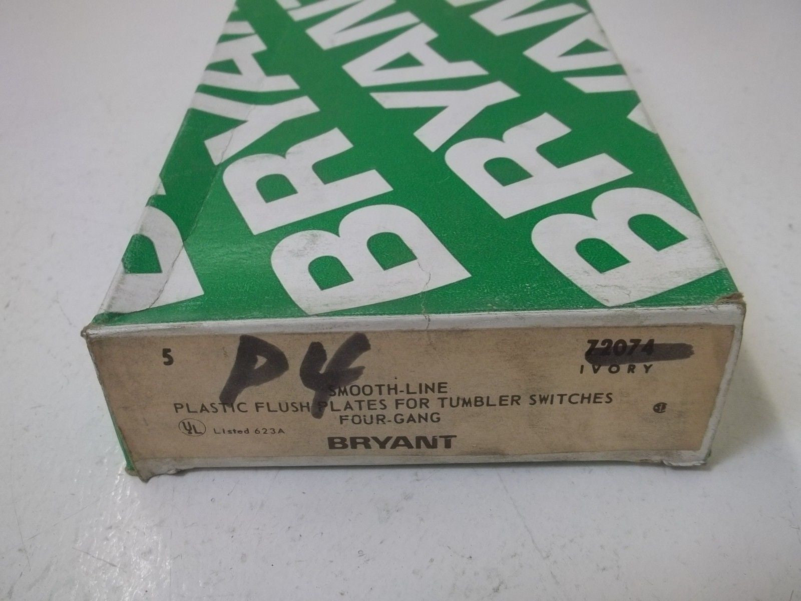LOT OF 5 BRYANT 72074 FOUR GANG SWITCH *NEW IN BOX*