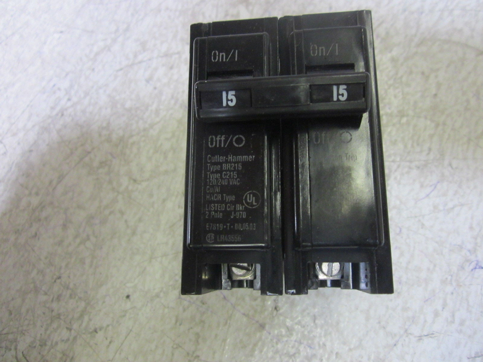 LOT OF 5 CUTLER HAMMER BR215 CIRCUIT  BREAKER *NEW IN BOX*