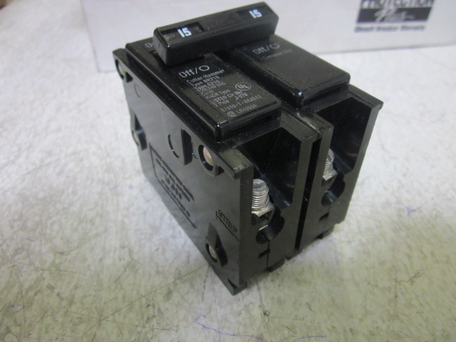 LOT OF 5 CUTLER HAMMER BR215 CIRCUIT  BREAKER *NEW IN BOX*